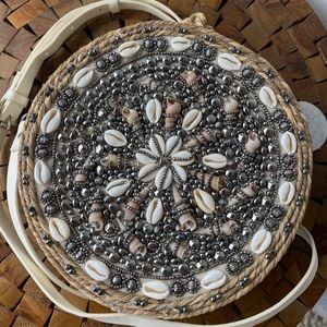 Handmade Shell Rattan Bag